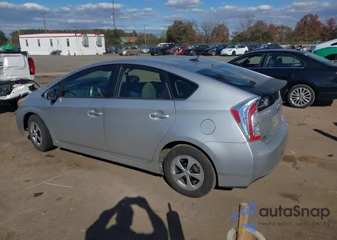 2013 Toyota Prius Three from USA, damaged, VIN JTDKN3DU7D5635234